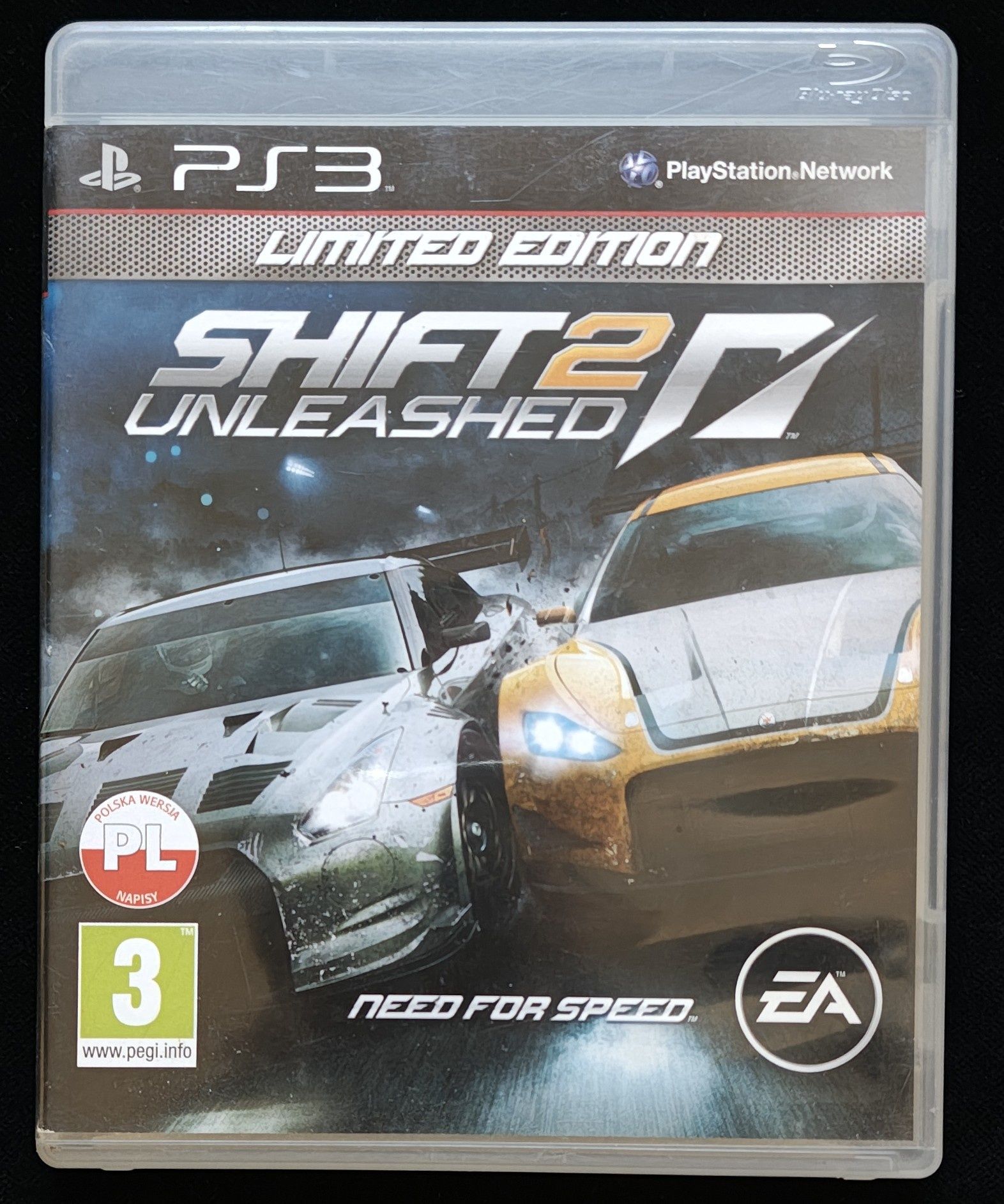 Need For Speed Shift 2 Unleashed PL na PS3 po polsku 3xPL BDB stan