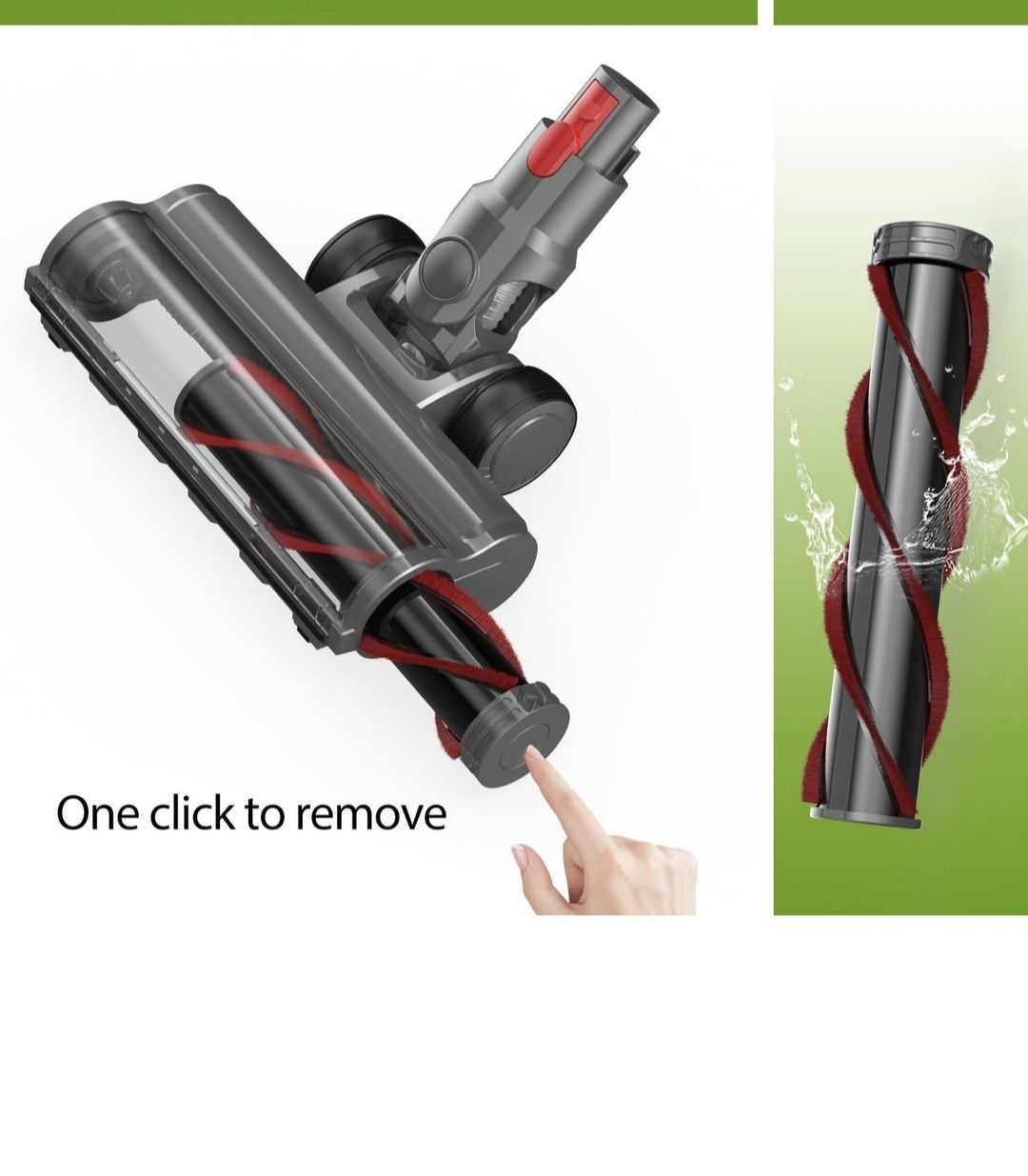 Szczotka turbo led  kompatybilna z Dyson V7, V8, V10, V11, V15