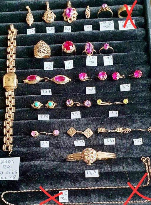 Продамзолотые изделия производства СССР