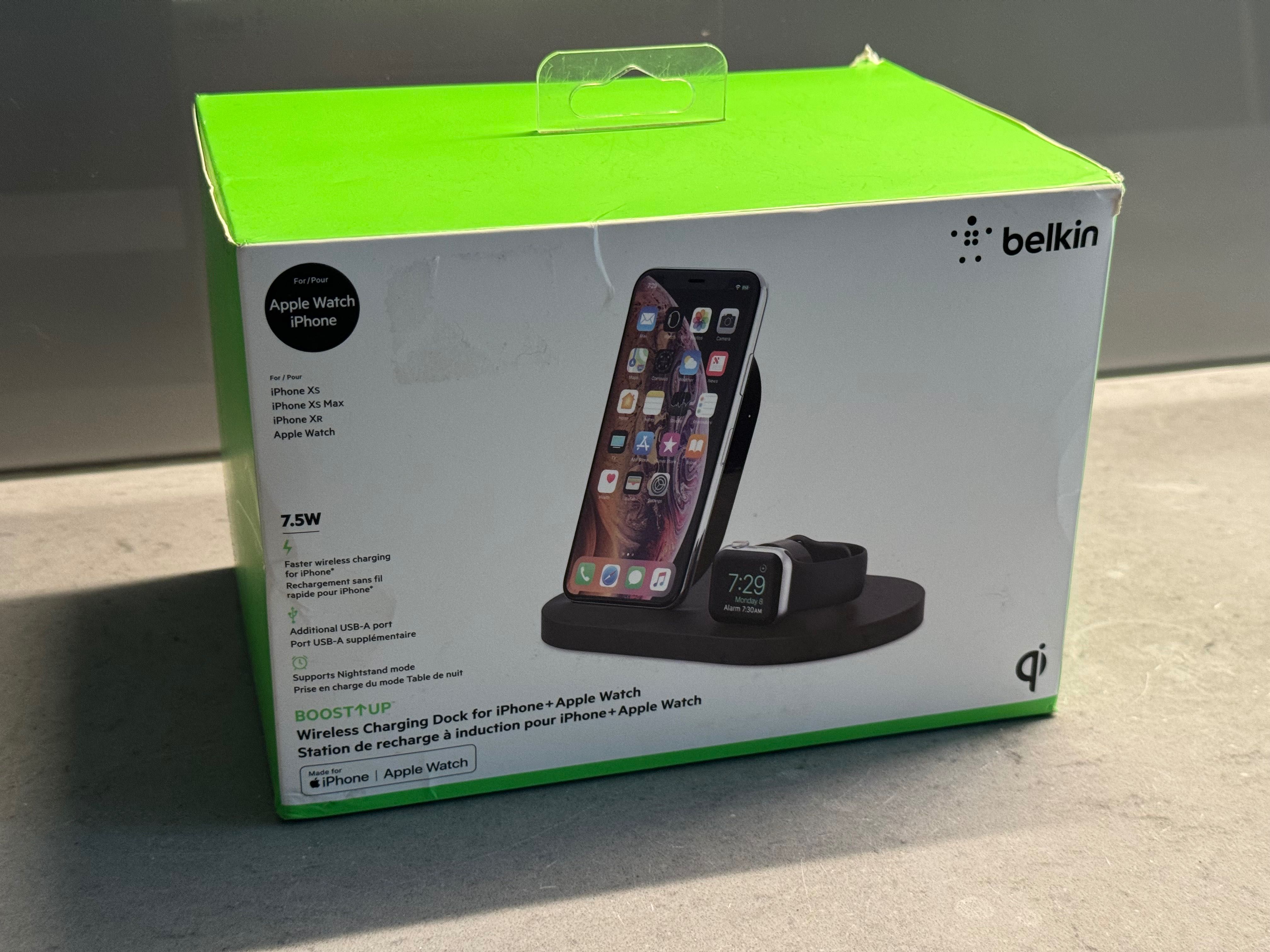 Ładowarka bezprzewodowa Belkin BOOST UP 7.5W 3w1 iPhone + Apple Watch