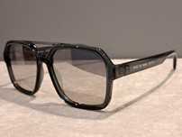 MARC JACOBS nowe czarne damskie transparentne okulary