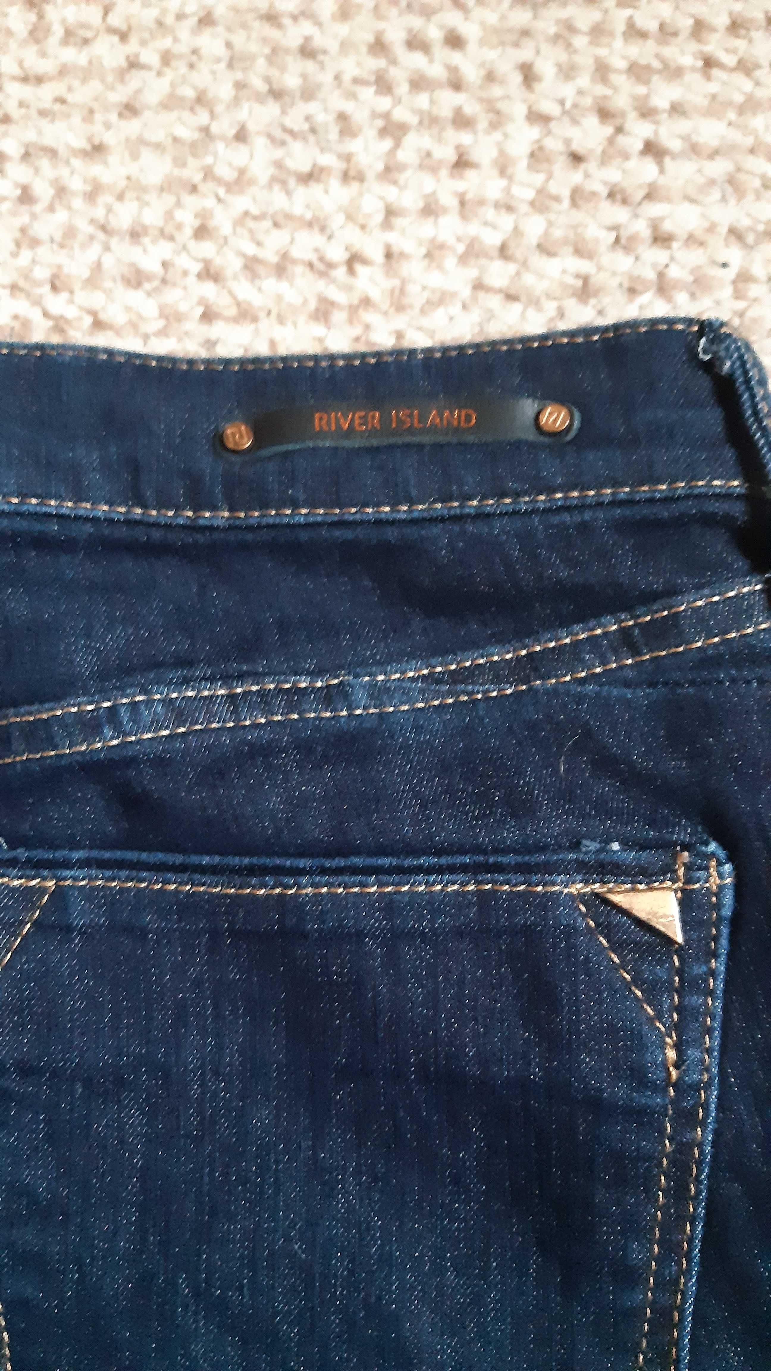 Nowe River Island spodnie damskie jeansy 38