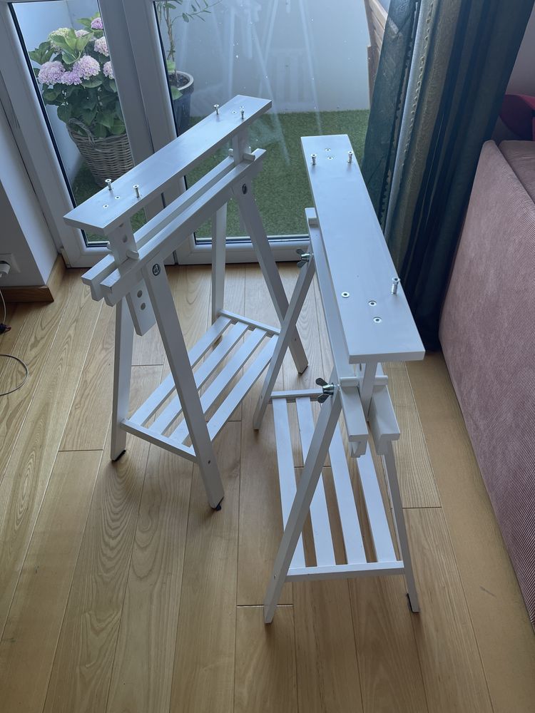 2 Białe kozły MITTBACK Ikea