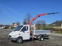 Mercedes-Benz Sprinter 413 CDI Skrzynia+HDS Fassi F.20 ! Klima! Blokada Mostu ! Bez Korozji !