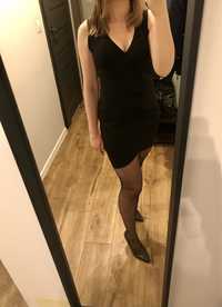 Sukienka czarna koktajlowa