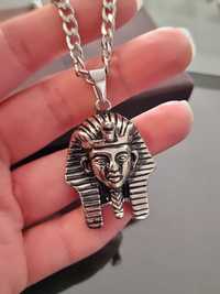 Fio colar necklace egypt egipto faraó aço inoxidável 316L