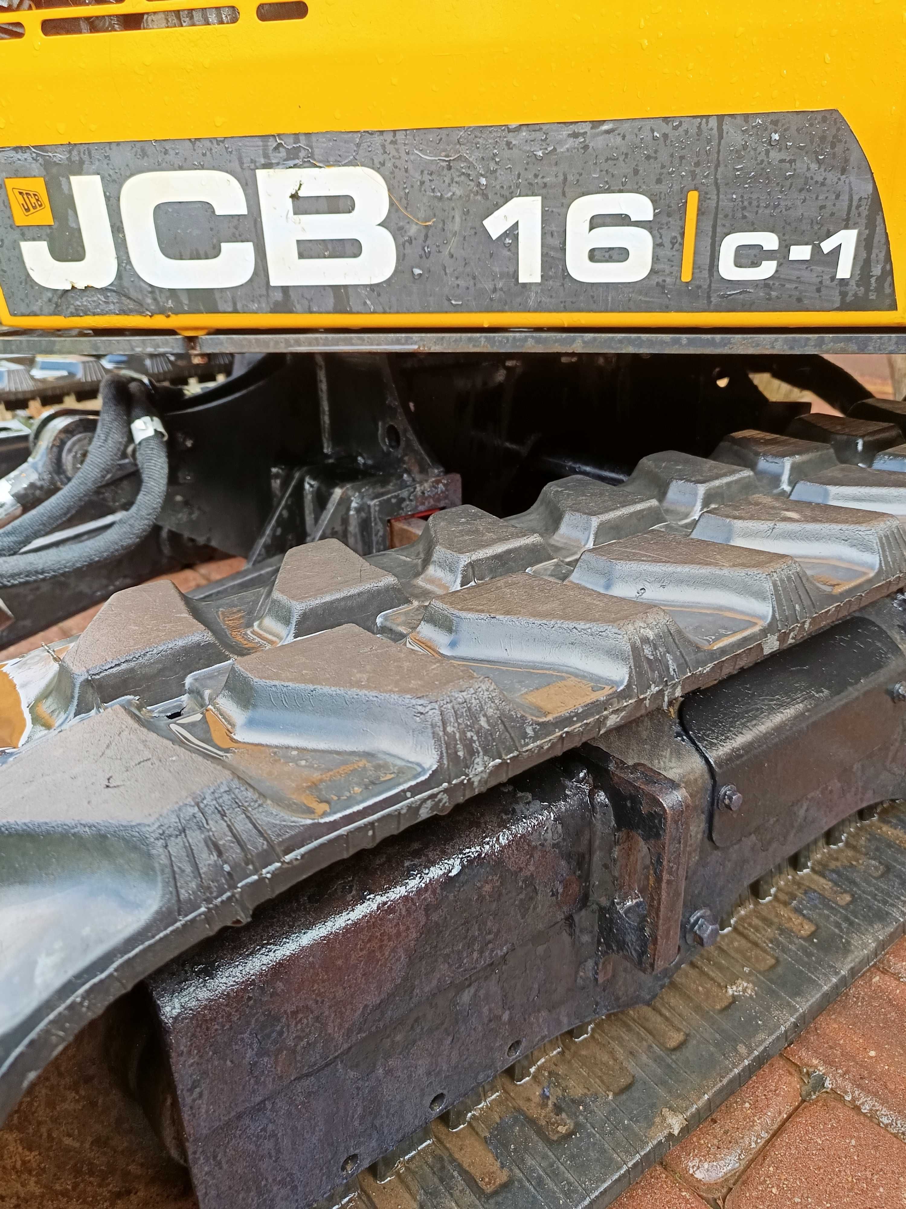 Koparka JCB 16C-1, 2018r. Szybkozłącze, 3 łyżki, 1,8t. Doinwestowana