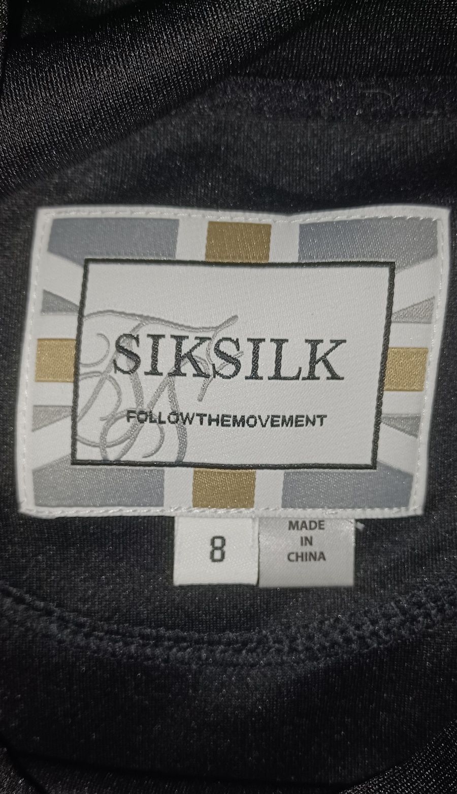 Sweat curta com capuz da Siksilk