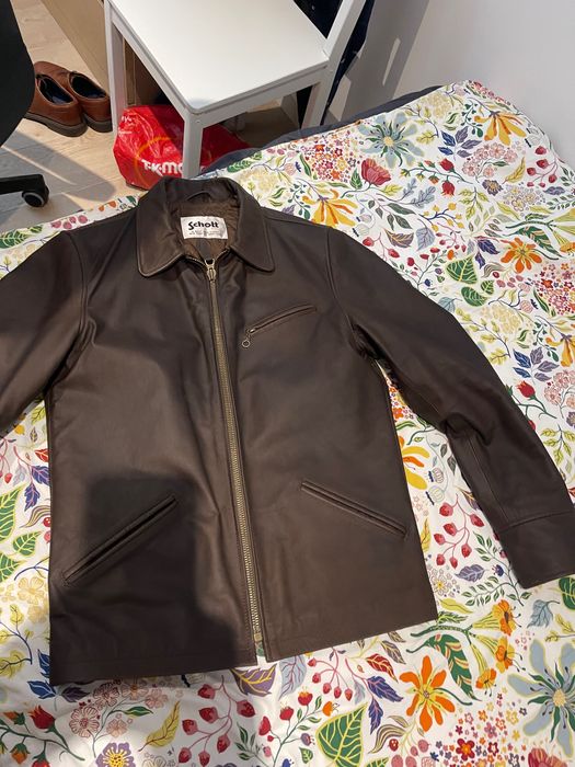Шкіряну куртку Schott NYC