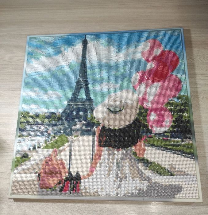 Картина Париж алмазная мозайка