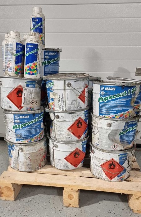 Farba żywica epoksydowa 130kg MAPEI MAPECOAT I24 RAL 7032 !