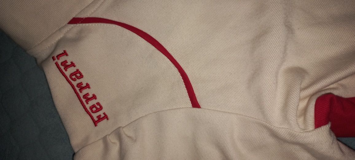 Puma Ferrari xs czerwony kremowy kołnierzyk