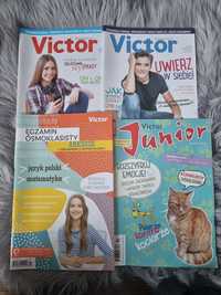 Gazetki Victor dla klasy 7 i 8 i arkusze egzaminacyjne
