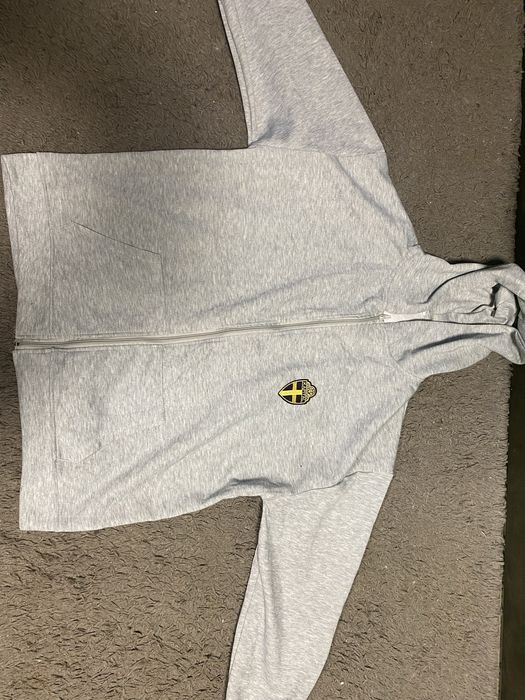 Кофта сіра з білими полосками