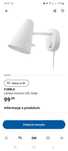 Lampa ścienna led ikea FUBBLA