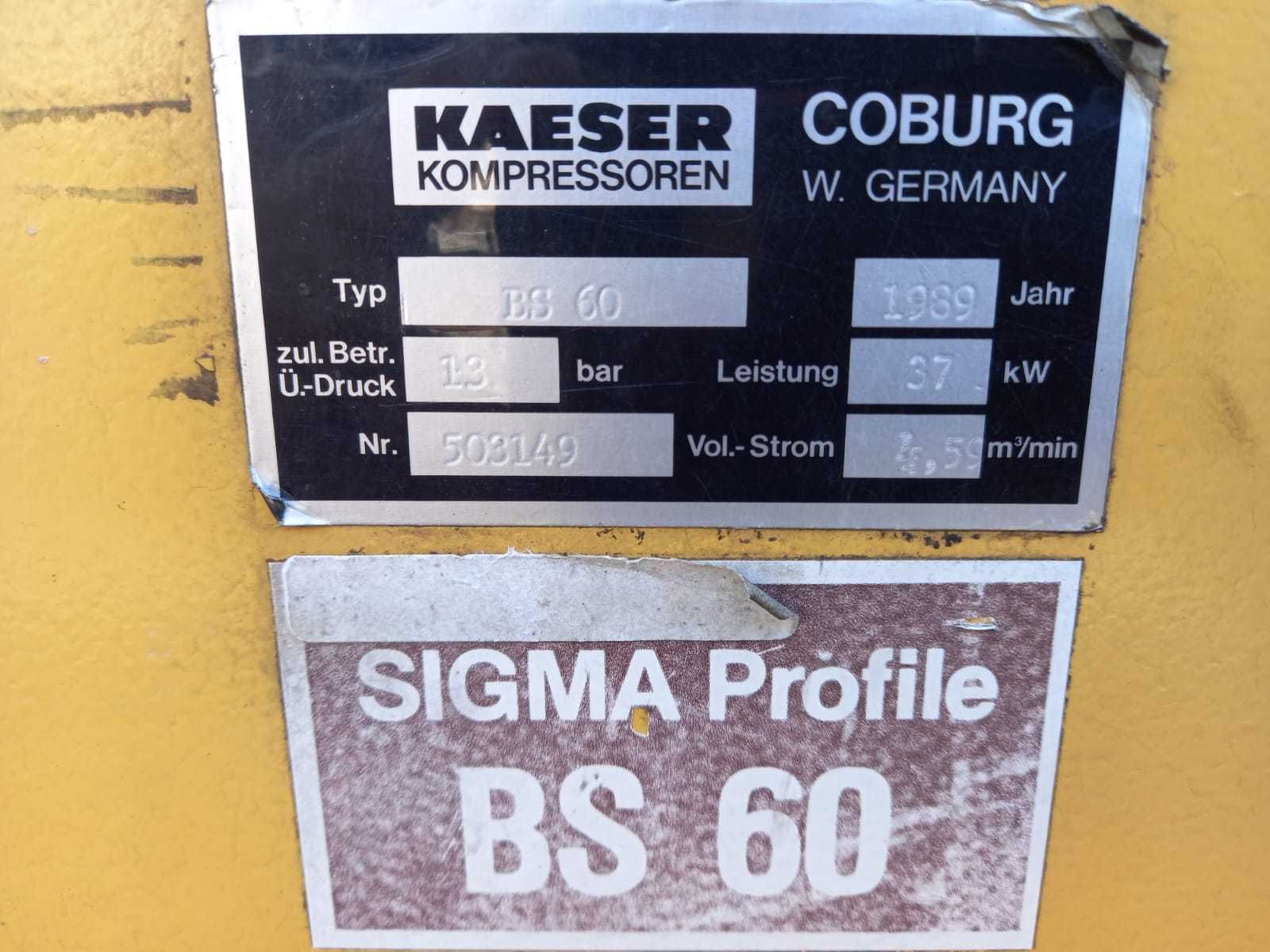 KAESER BS 60 37 KW 13 bar. Kompresor śrubowy