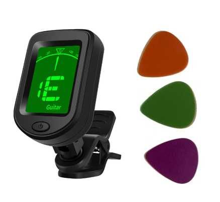 Stroik do gitary Clip-on + 3 Kostki GRATIS
