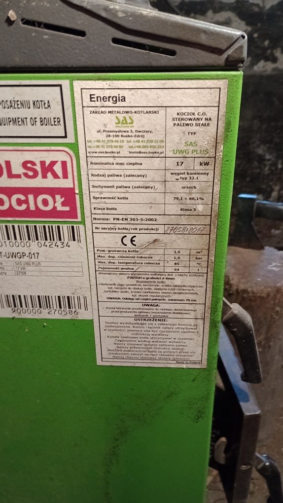 Sprzedam piec centralnego ogrzewania