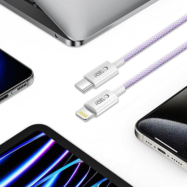 Tech-Protect Ultraboost Lite Lightning Cable Pd27W/3A 100Cm Mauve