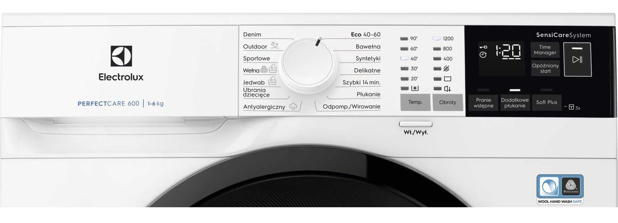 Pralka Electrolux EW6SN426BP Slim 38cm 6kg A+++/D Wyś.Dostępna od Ręki
