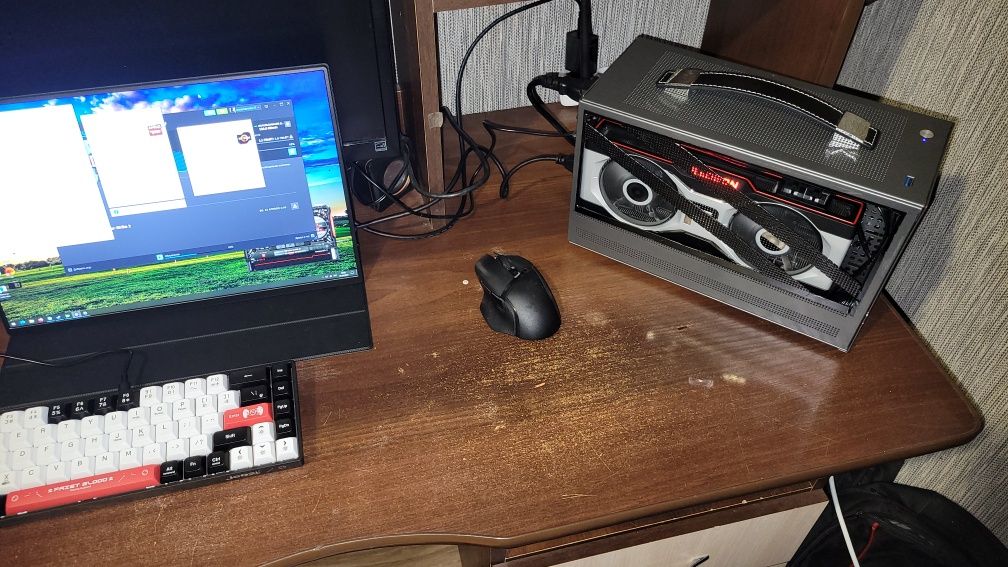 Корпус mini itx пк + Райзер 4.0