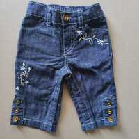 Spodnie jeansy baby Gap dla dziewczynki 3-6m