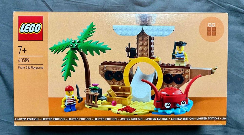 LEGO 40589 Plac zabaw ze statkiem pirackim, zestaw VIP, limitowany
