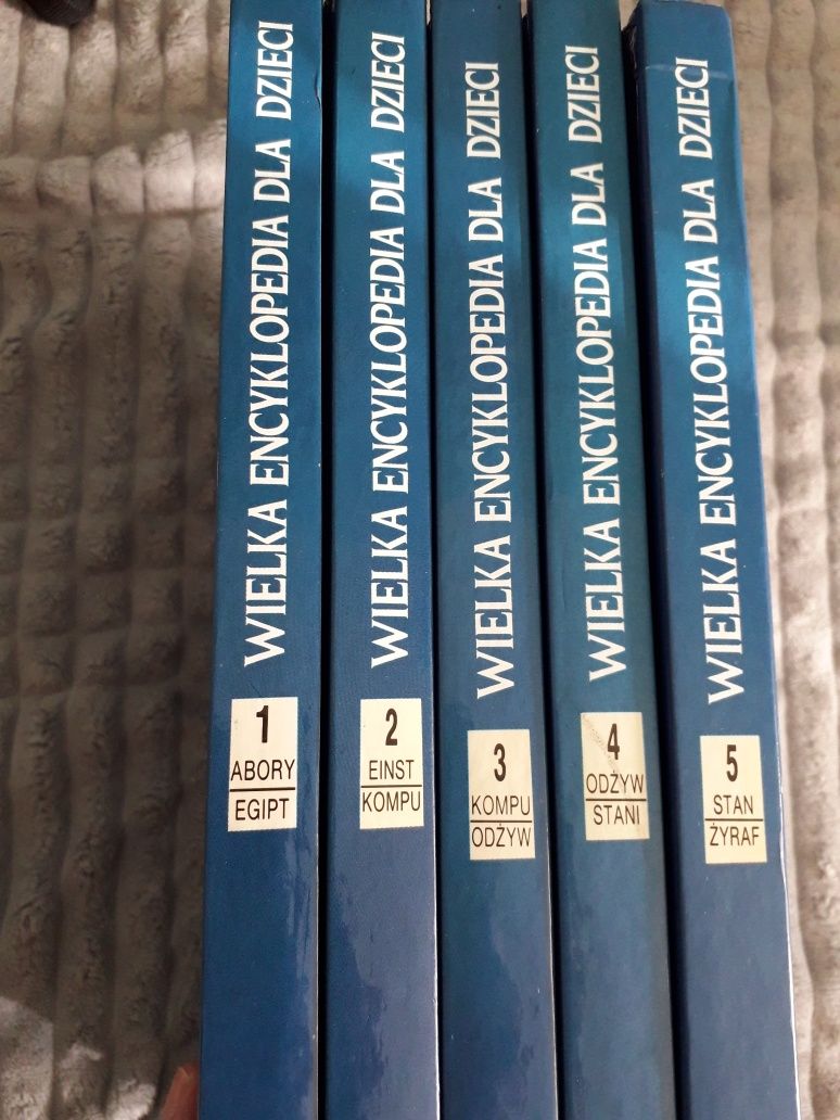 Encyklopedia dla dzieci 5 tomów