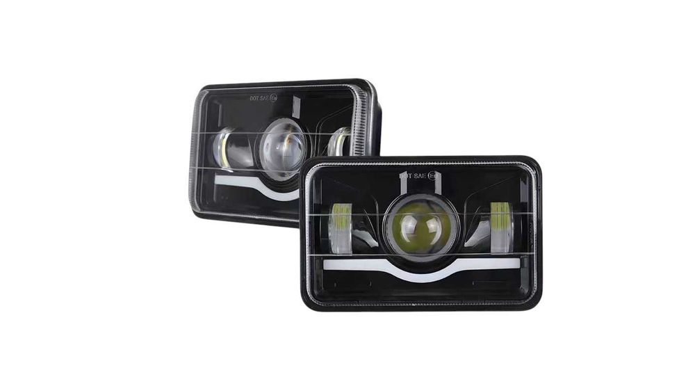 Фари LED ВАЗ 2101, 2121, ГАЗ, УАЗ, Камаз, іномарки, мото 30W, 60W, 80W