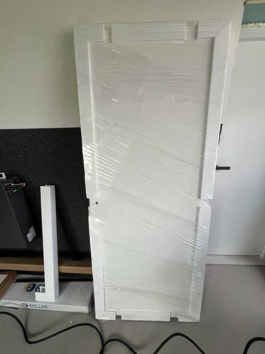 Nowe Ukryte Drzwi Battente 45 prawe wewnętrzne wc do malowania komplet