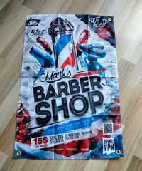 Barber shop  60x90cm baner plakat