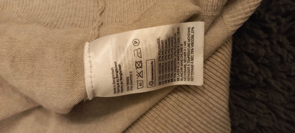 Sukienka midi sweterkowa dzianinowa h&m L  XL