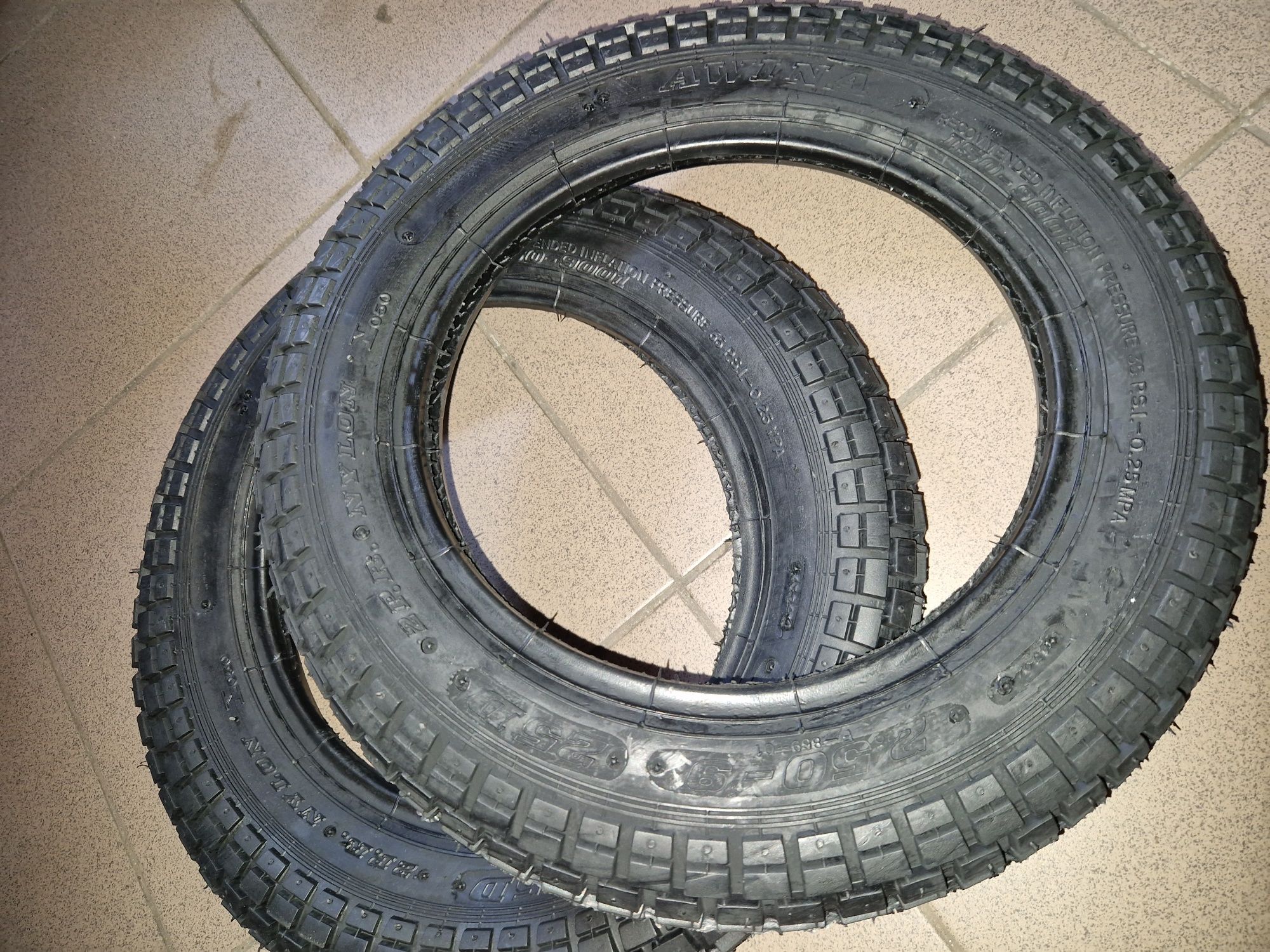 Nowe 2,50-9 cali 2szt opony Romet motorynka m1 m2 m3 pony 301