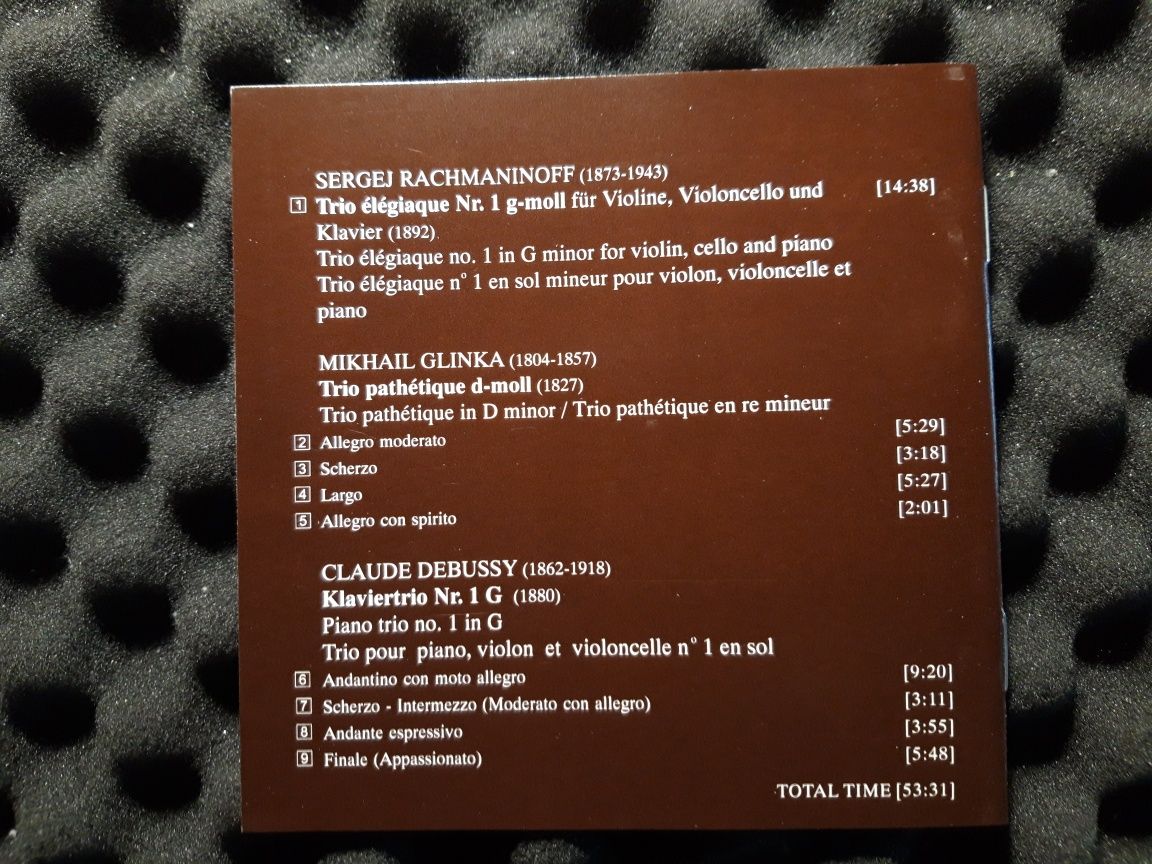 Hamburger Klaviertrio – Rachmaninoff, Glinka, Debussy (CD, 1993)