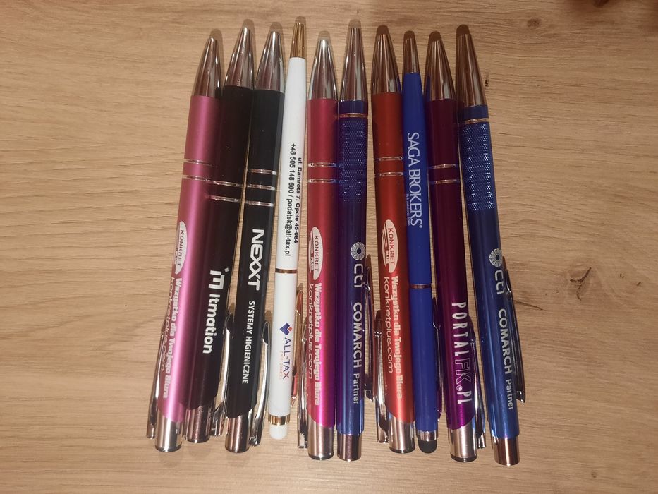 Długopisy nowe, nieużywane po 2zł/szt.