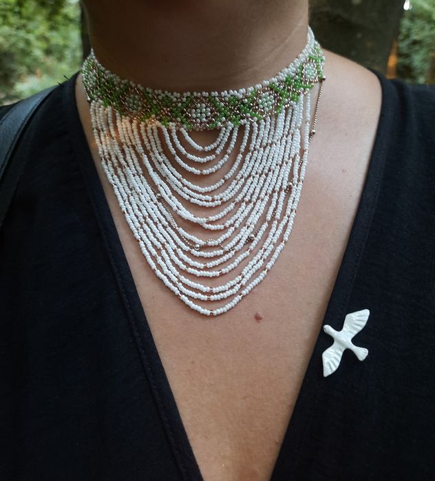 Силянка, чокер, намисто з бісеру