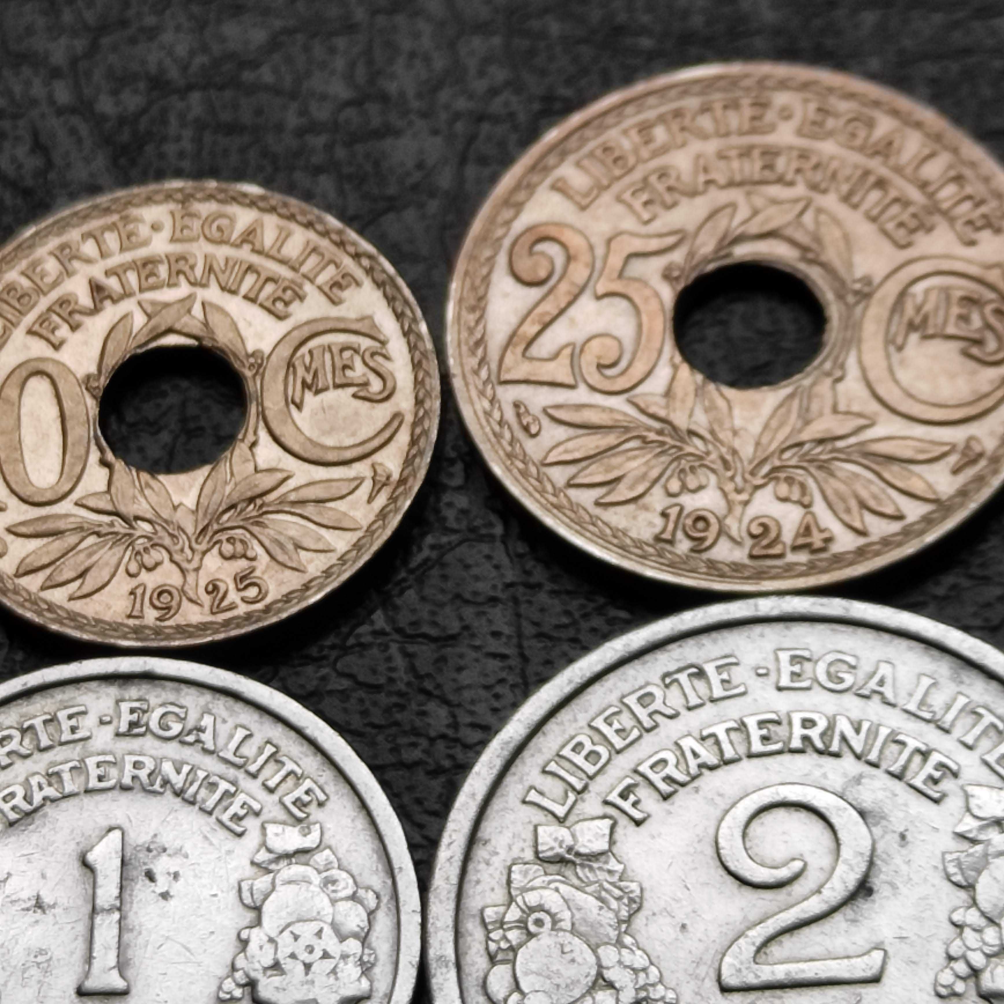 Zestaw monet Francja