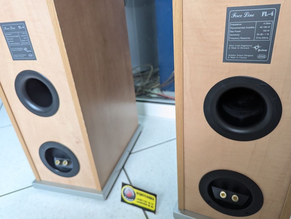 3-х Полосная Hi-Fi Акустика Sound Sound FL4. Вес 37кг.