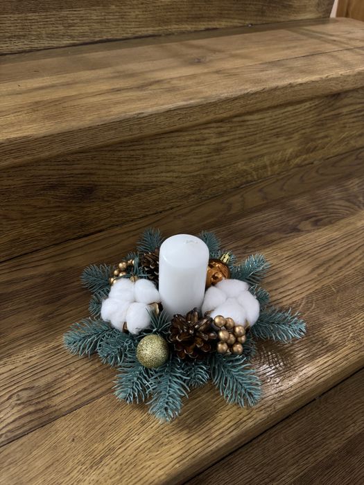 Новорічний підсвічник.