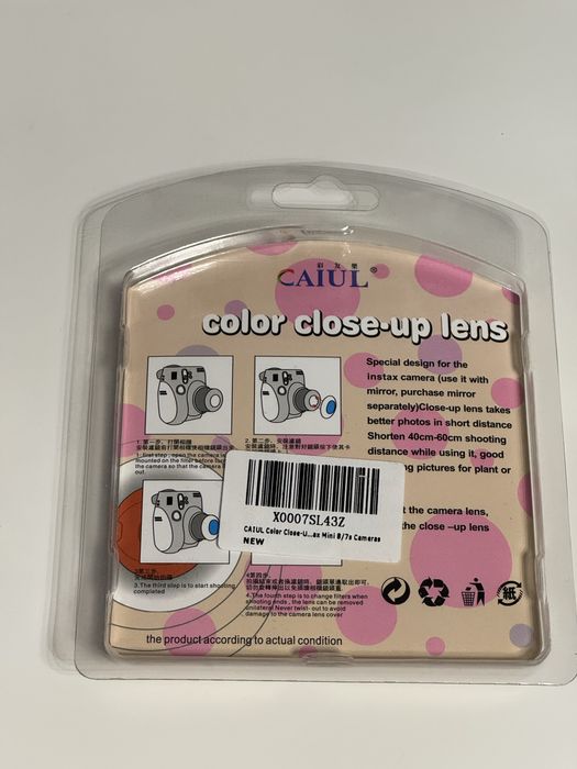 Kolorowe filtry do aparatu Instax mini