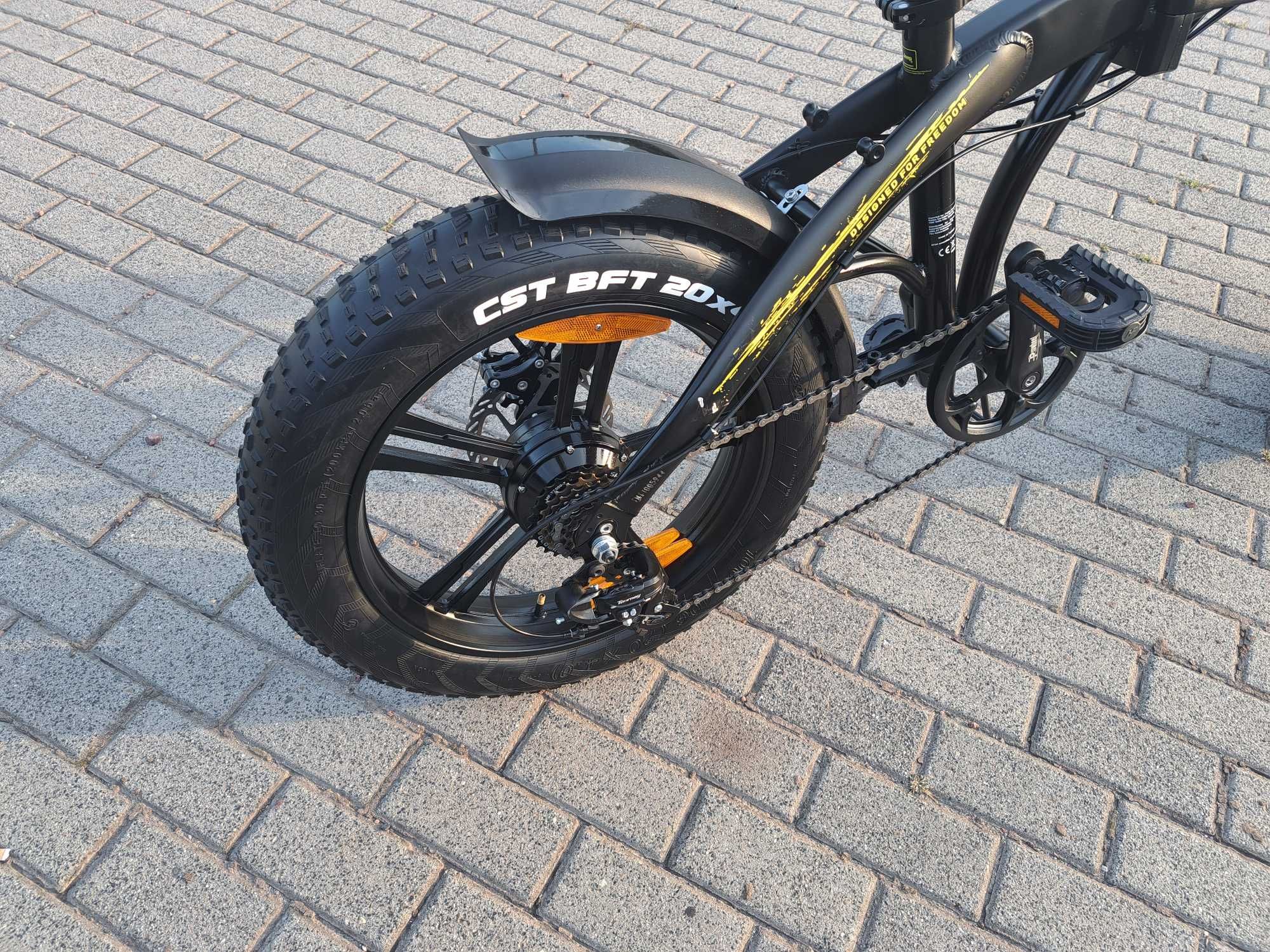 Rower elektryczny składany Jeep Fold FAT FR 7020 Wyprzedaż