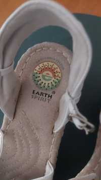 Earth Spirit sandały komfort & styl, skóra natural white ideał r 39