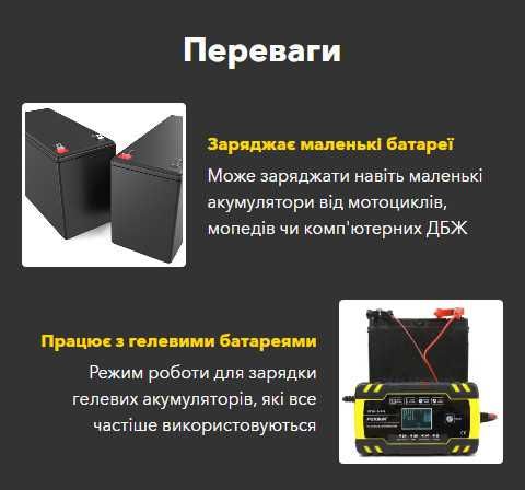 Автоматическое импульсное зарядное устройство FOXSUR 12V 8A / 24V 4A