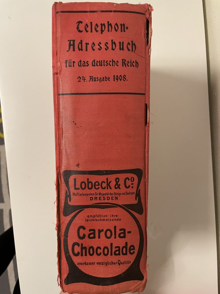 Książka telefoniczni Telephon - Adressbuch fur das deutsche Reich  24.