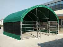 Zagroda dla zwierząt 6x6m PVC 750g/m2, idealna dla koni, bydła