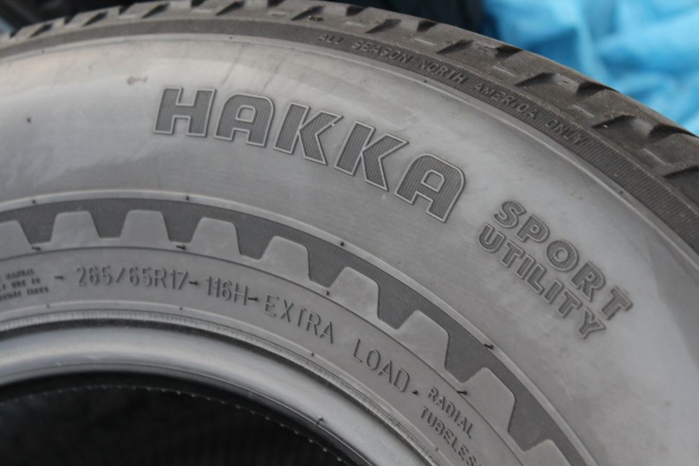 265-65-R17 116XL NOKIAN HAKKA SPORT комплект шины б\у летней резины