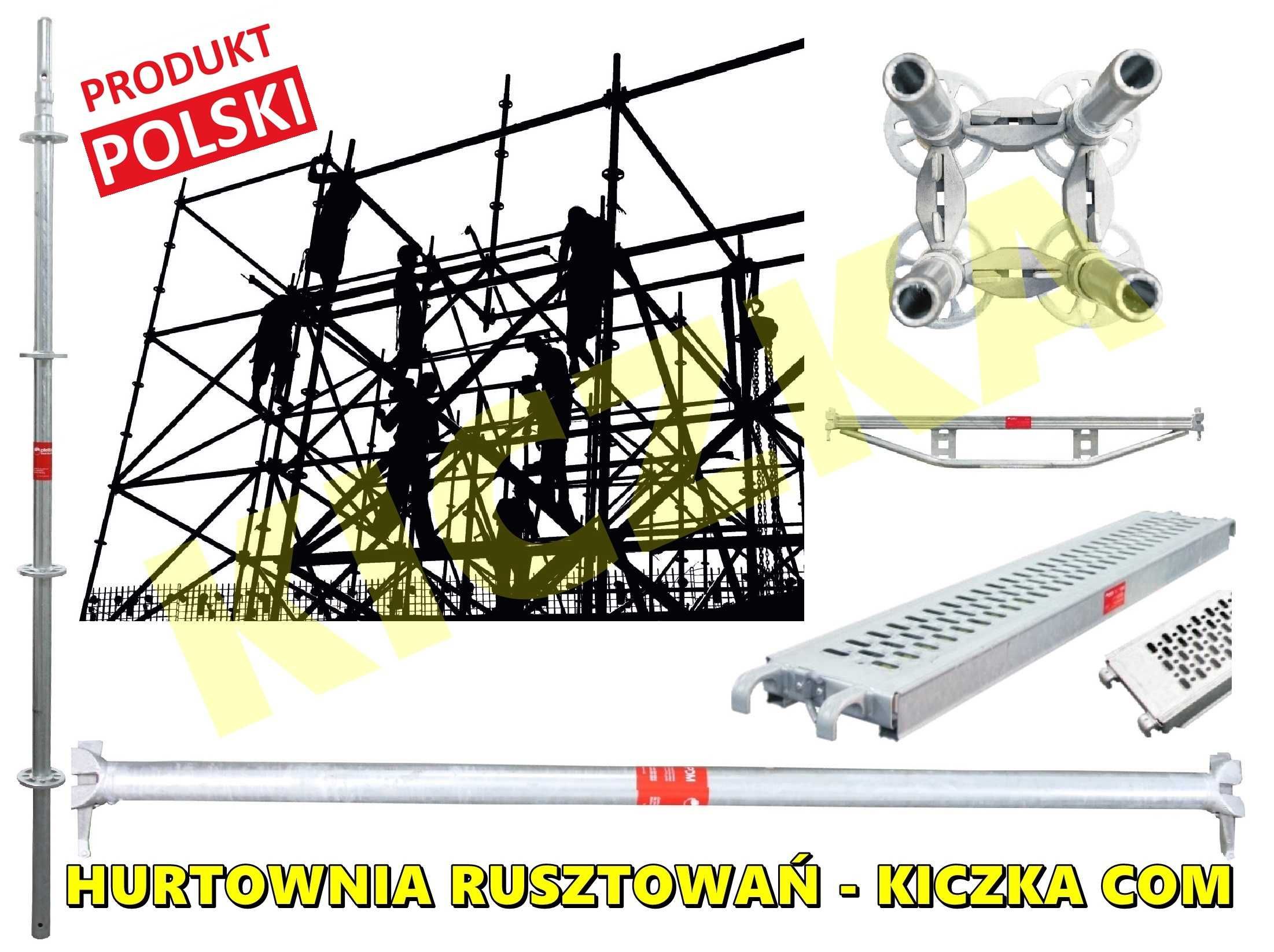 RUSZTOWANIA Typ BAUMANN Plettac Rusztowanie Fasadowe 244m2 - HURTOWNIA