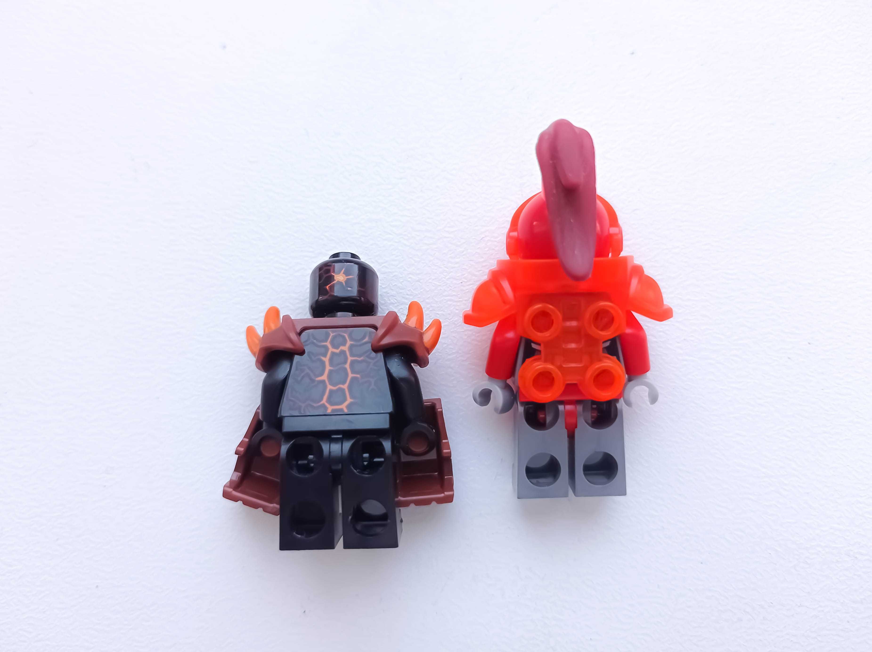 Figurki LEGO z serii NEXO KNIGHT - Macy nex016 + Moltor nex017