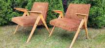 2 fotele Chierowski Bunny PRL .
