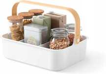 Organizer Umbra Bellwood, 36x26x13,pojemnik drewniany na biurko #6625